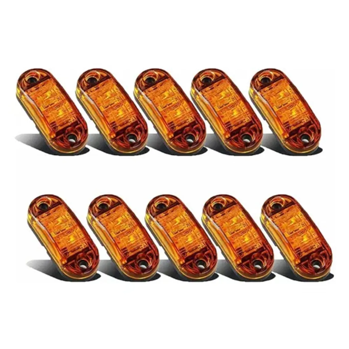 KINDA NICE - Pack 10 De Focos Luces Laterales Posición Trochas Universal