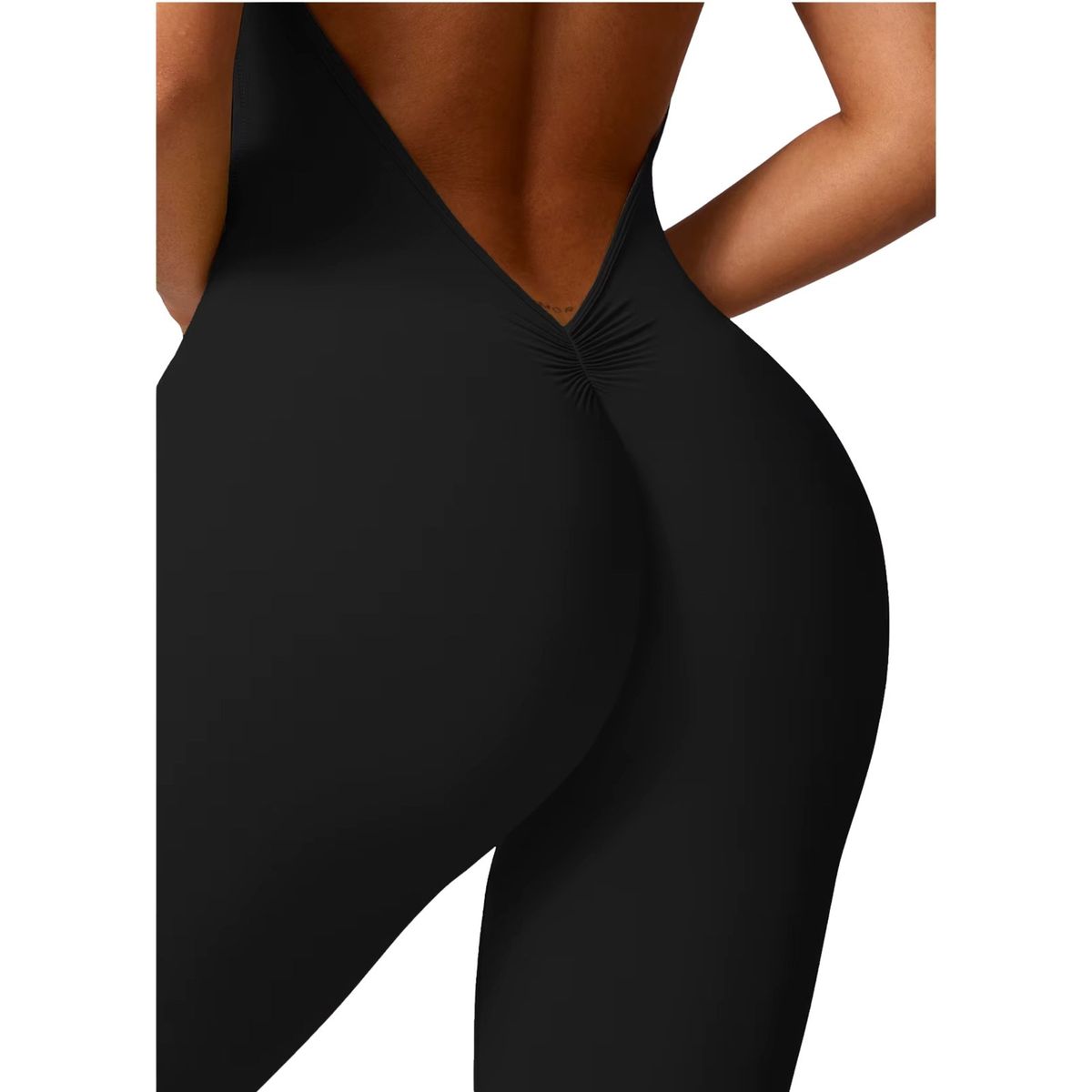 SUKHA - Enterito push up Corte V Sin Manga Con Cierre Sukha Negro