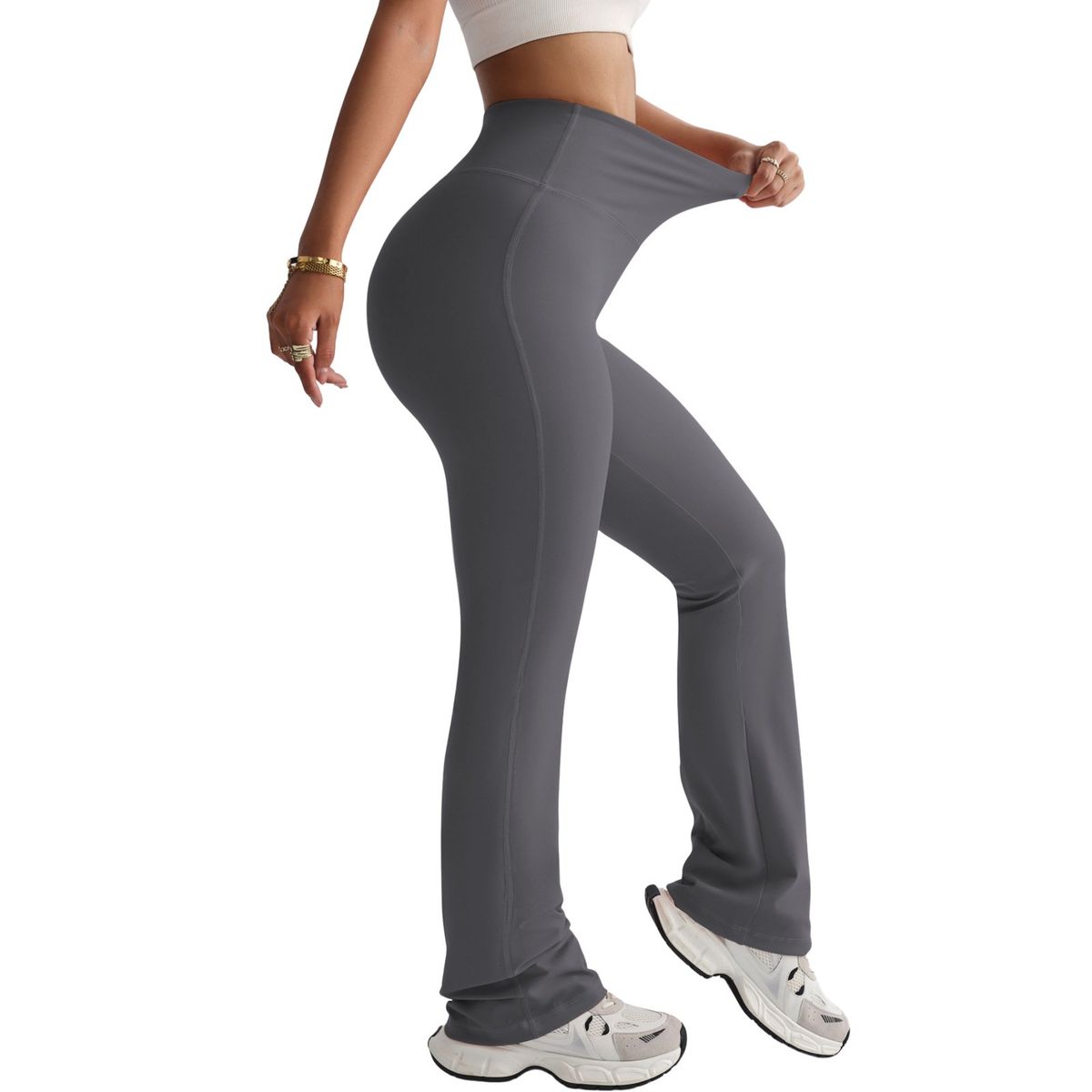 SUKHA - Calzas push up tiro alto recta Sukha Gris Oscuro