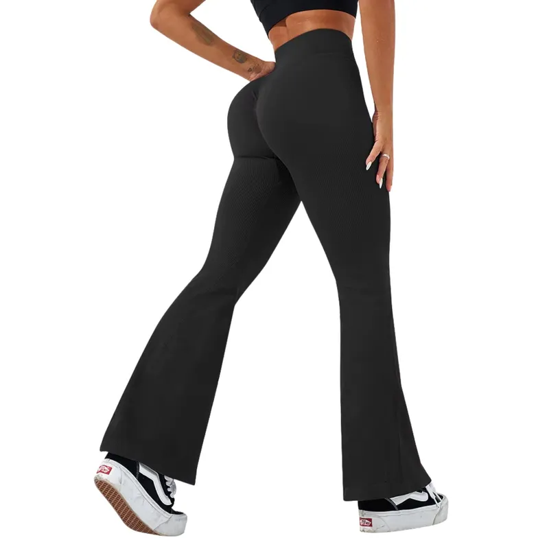 SUKHA - Calzas Leggings Push Up Alta Flare Sukha Negro