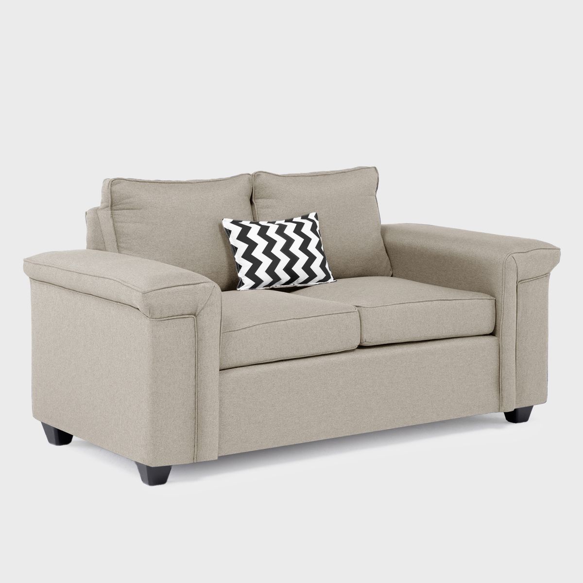 MUEBLES COTTONI - Sofá 2 cuerpos Sicilia Tela