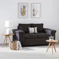 MUEBLES COTTONI - Sofá 2 cuerpos Sicilia Tela