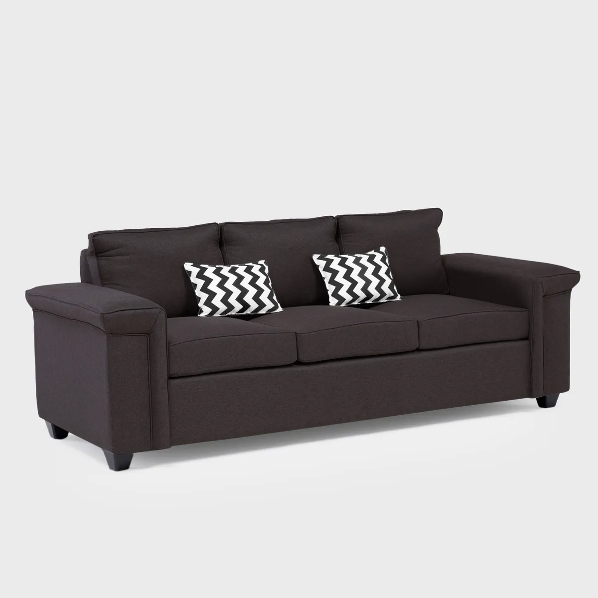 MUEBLES COTTONI - Sofá 3 cuerpos Sicilia Tela