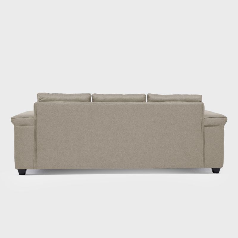 MUEBLES COTTONI - Sofá 3 cuerpos Sicilia Tela