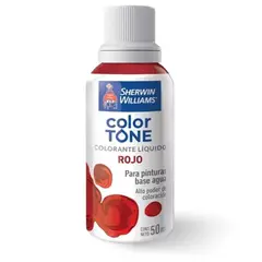 SHERWIN WILLIAMS - Tinte Líquido Color Rojo 50ml Para Pintura