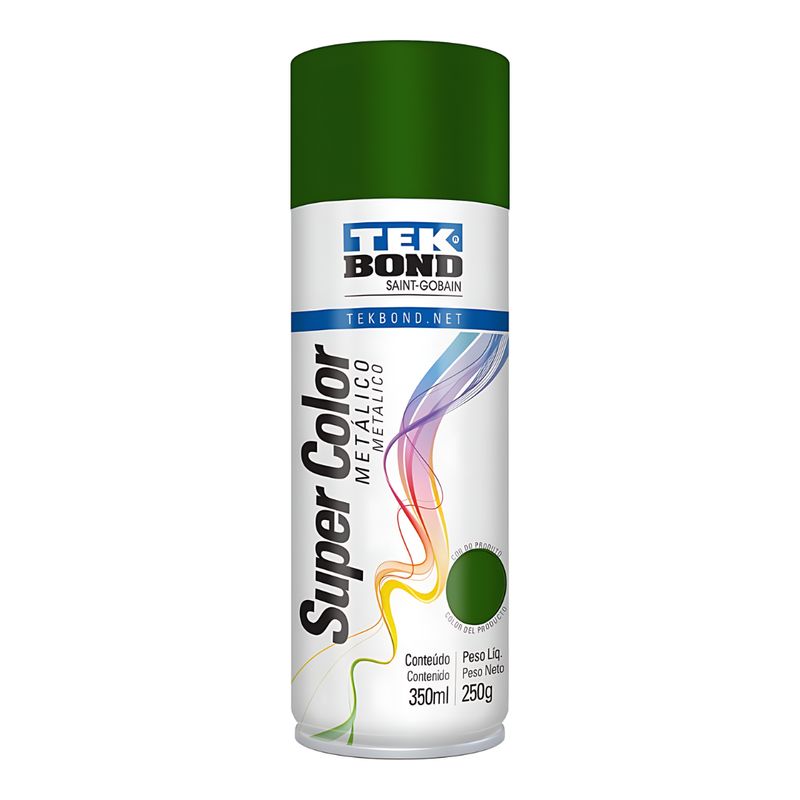 TEKBOND - PINTURA EN SPRAY METALIZADA VERDE 350ML 250G TEKBOND