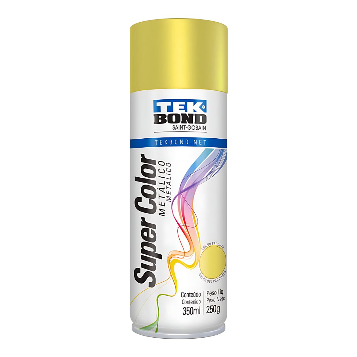 TEKBOND - PINTURA EN SPRAY METALIZADA ORO 350ML 250G TEKBOND