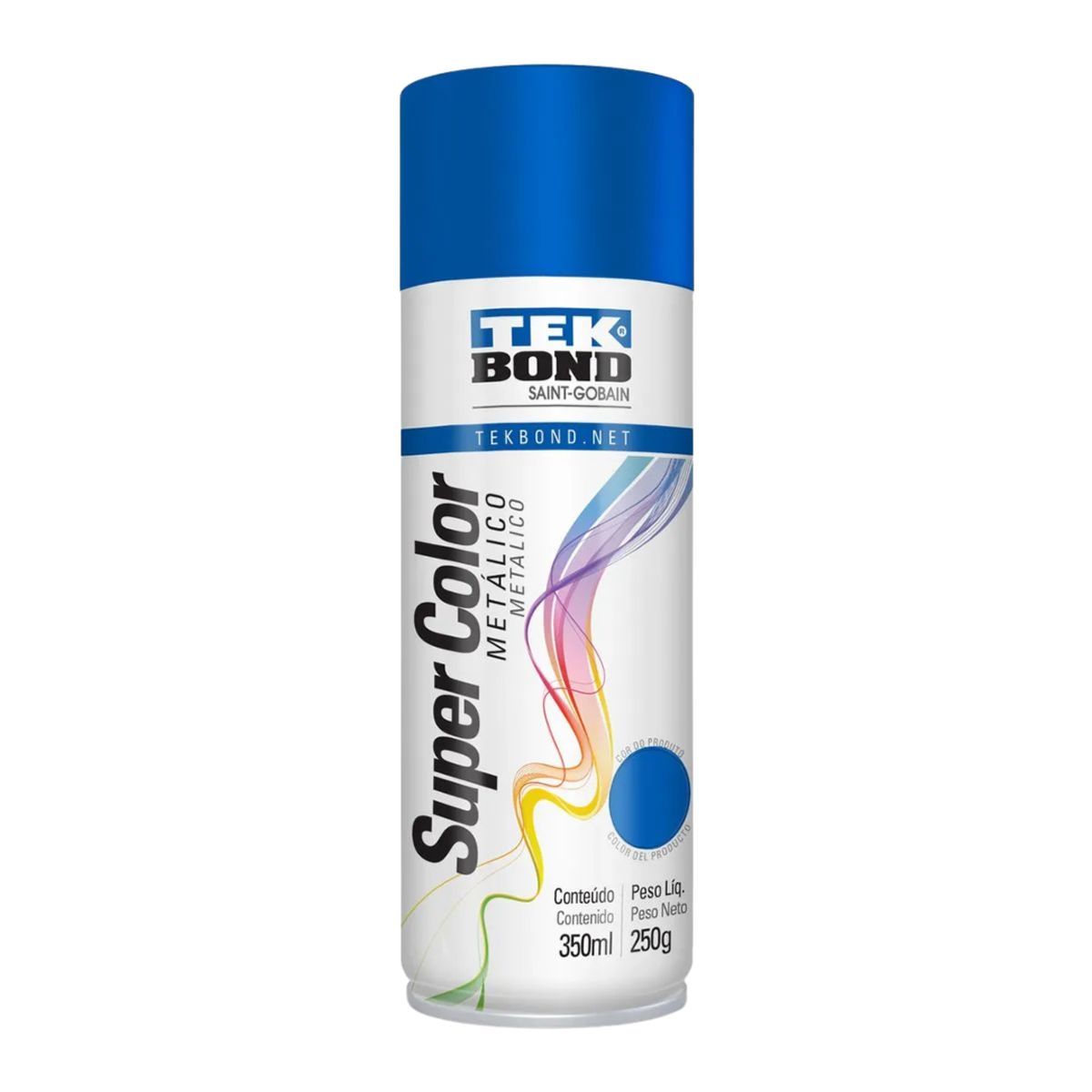 TEKBOND - PINTURA EN SPRAY METALIZADA AZUL 350ML 250G TEKBOND
