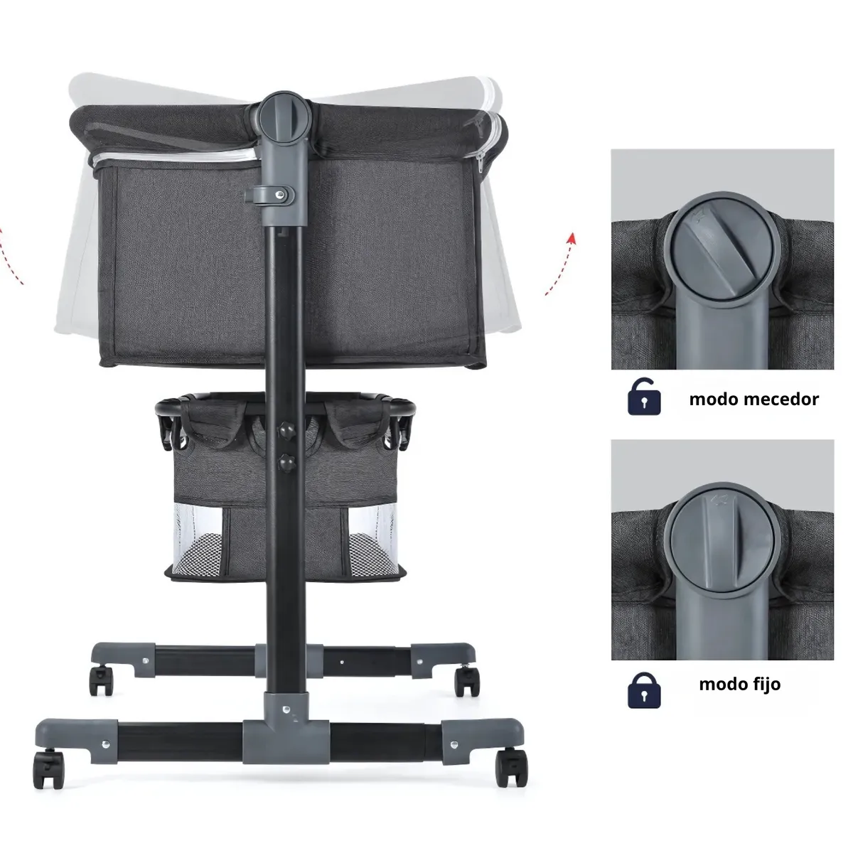 COBABY - CUNA MOISES MECEDORA Y COLECHO JUNTO A MI