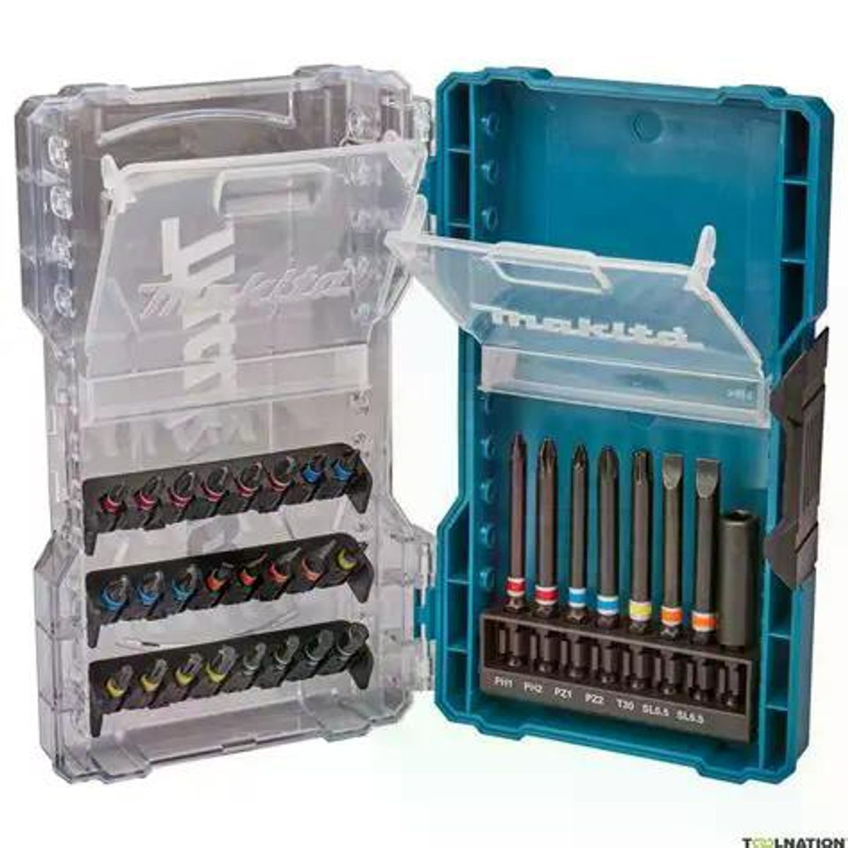 MAKITA - SET MAKITA PUNTAS 75MM - ADAPTADORES 32 PIEZAS