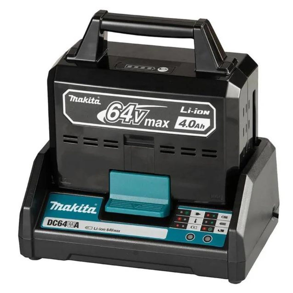 MAKITA - CORTACÉSPED MAKITA 21 64V+AUTO BAT 4hA+ Cargador LM002JM101