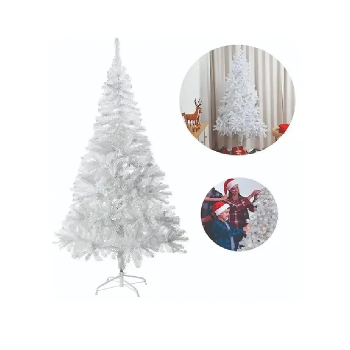 GENERICO - ARBOL DE NAVIDAD 210 BLANCO