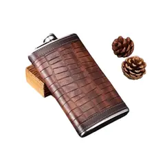 GENERICO - Set Petaca 9oz Para Whisky Coctelera Viaje Diseño