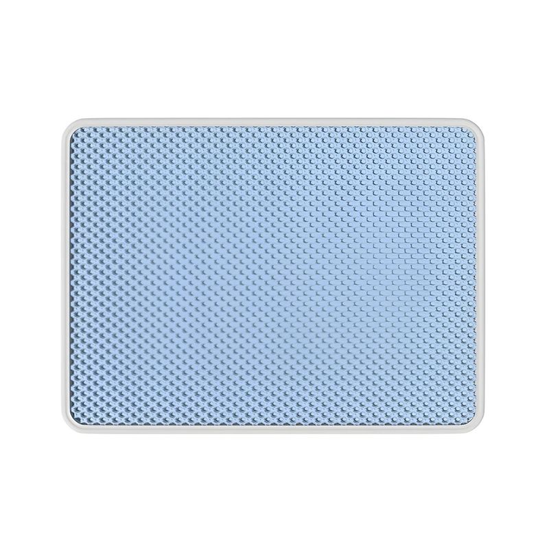 GENERICO - Alfombra Doble Para Arenero Gatos Talla S Azul