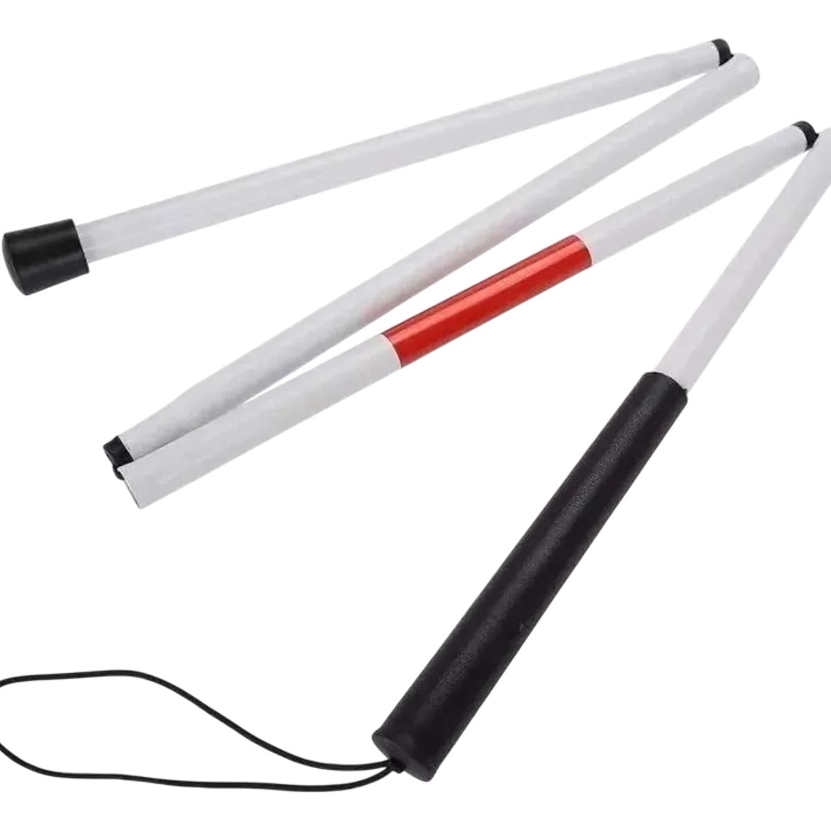 GENERICO - Baston Para Invidente Ciego Plegable Ajustable