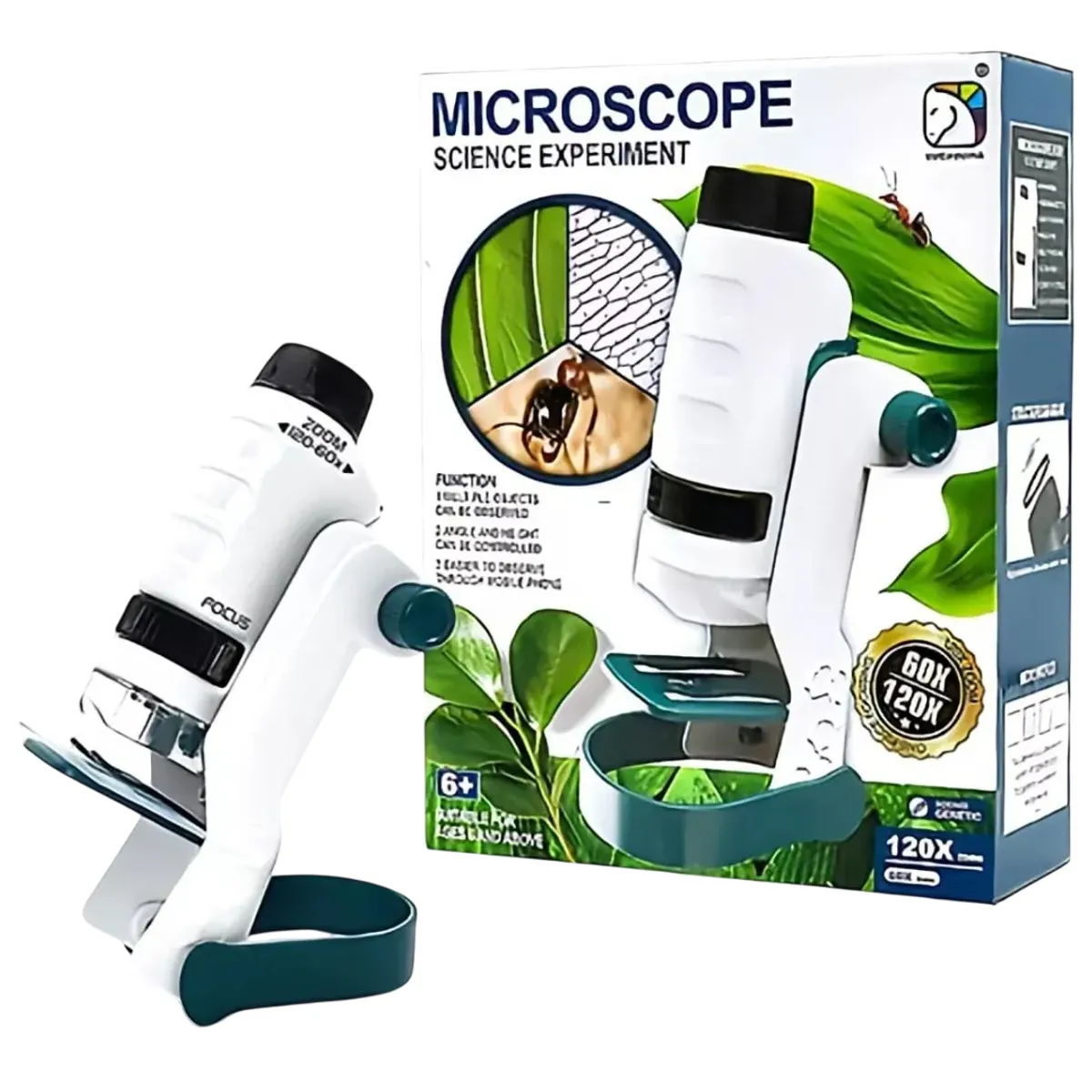 GENERICO - Microscópico Educacional Portátil Para Niños