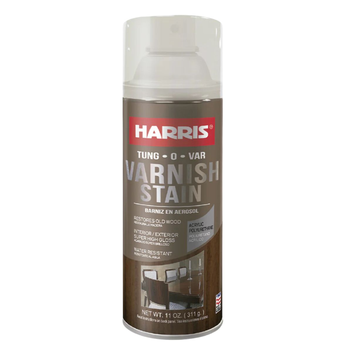 HARRIS - Barniz En Spray Stain Color Roble Mediano 311gr