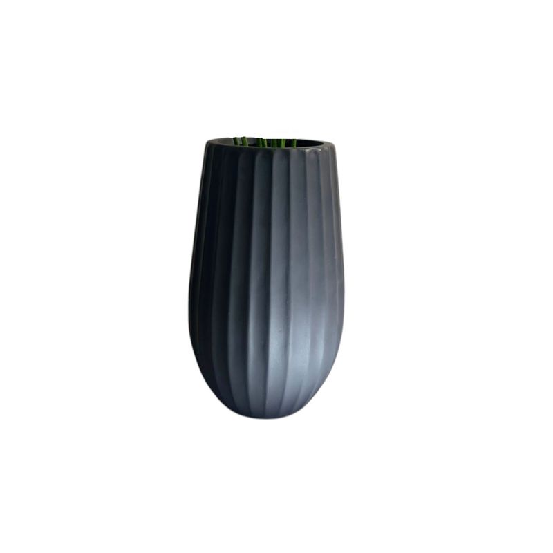 RAYUN - MACETERO NEGRO MATE 35x70 cm XL