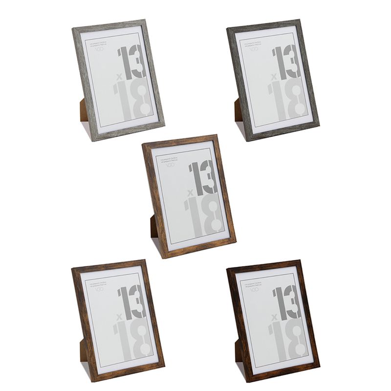 VGO - MARCO PLASTICO BEIGE CON PASPARTU 13x18  SIN PASPARTU 15x21