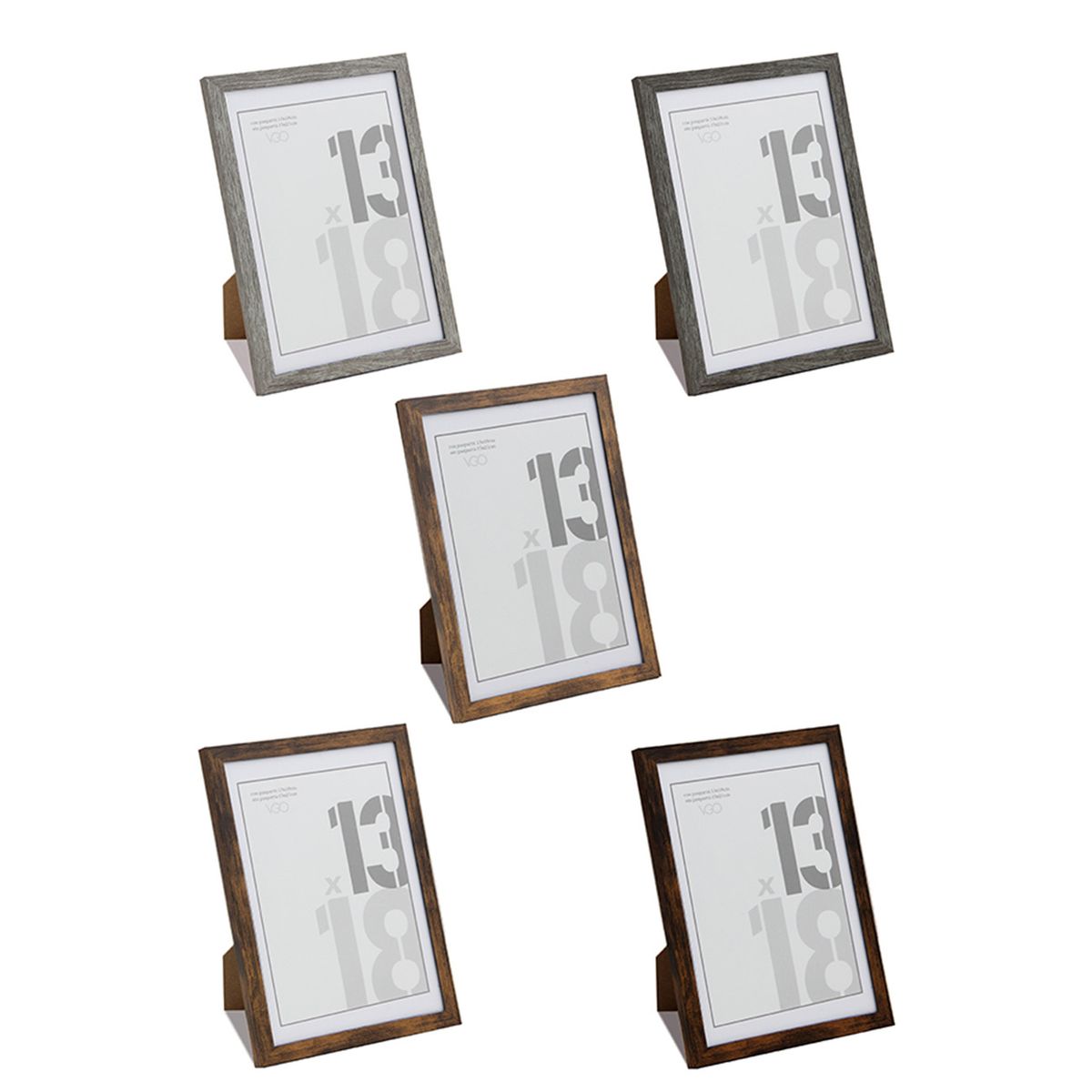 VGO - MARCO PLASTICO BEIGE CON PASPARTU 15x20  SIN PASPARTU 20x25