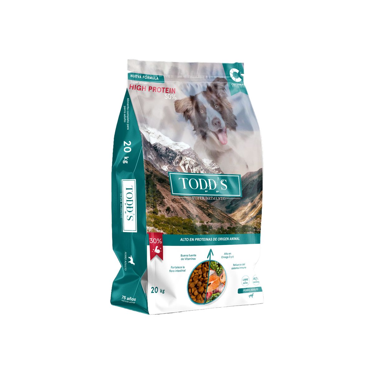 TODD'S - Alimento Perros Todds 30% x 20 kg