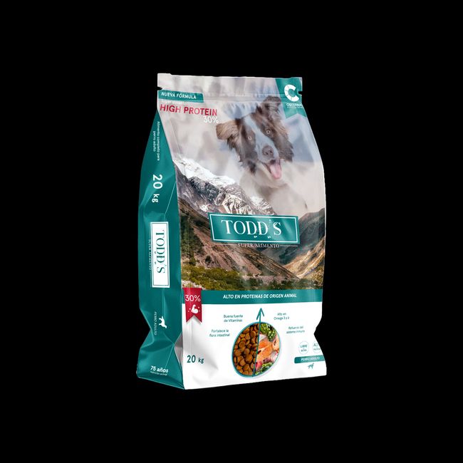 TODD'S - Alimento Perros Todds 30% x 20 kg