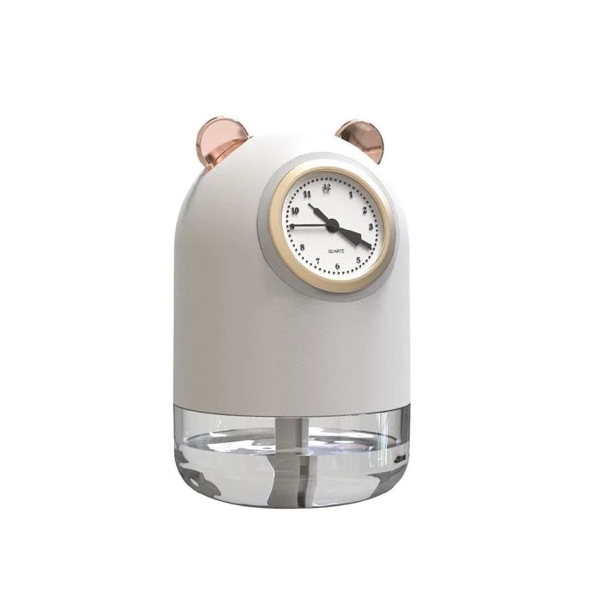 GENERICO - Mini Humificador Con Luz LED 300 Ml Blanco