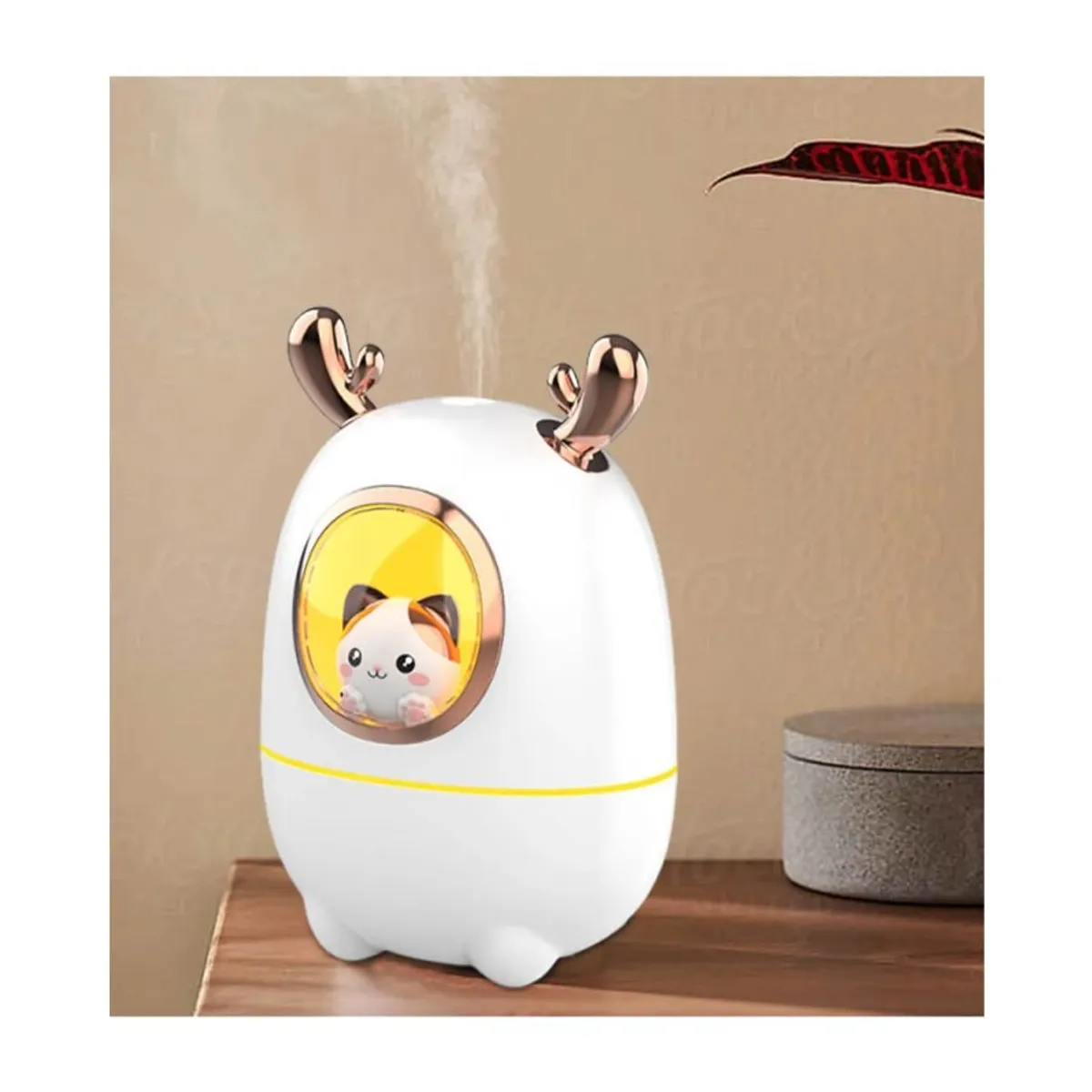 GENERICO - Difusor De Aromas Mini Humificador Hogar Blanco