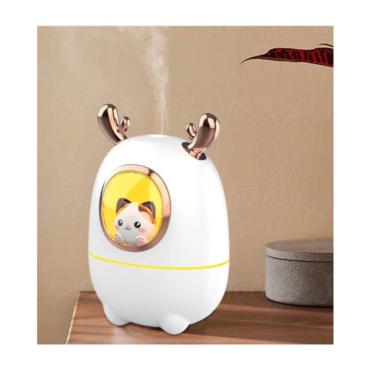 GENERICO - Difusor De Aromas Mini Humificador Hogar Blanco