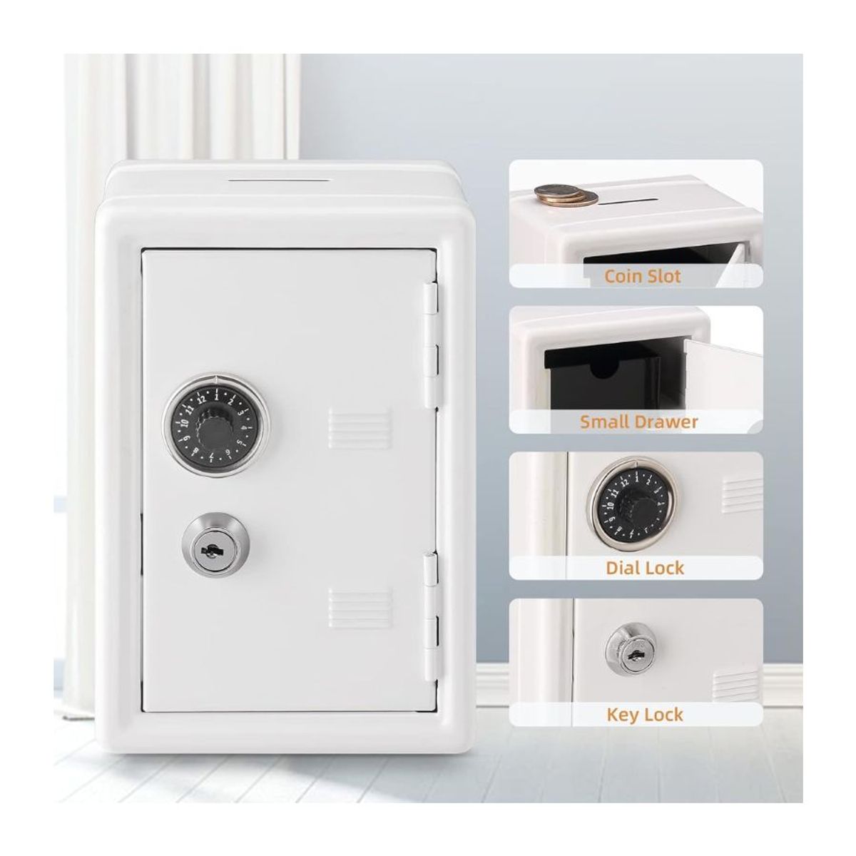 GENERICO - Mini Caja Fuerte Alcancía Para Niños