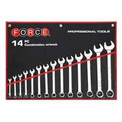 FORCE - Juego Llaves Punta Corona - 14 Piezas (en Pulgadas)