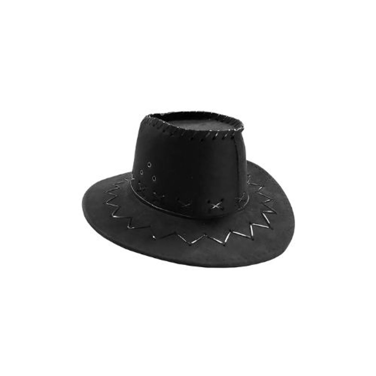 GENERICO - Sombrero Vaquero Niño Negro 54X10Cm 1 Unidad