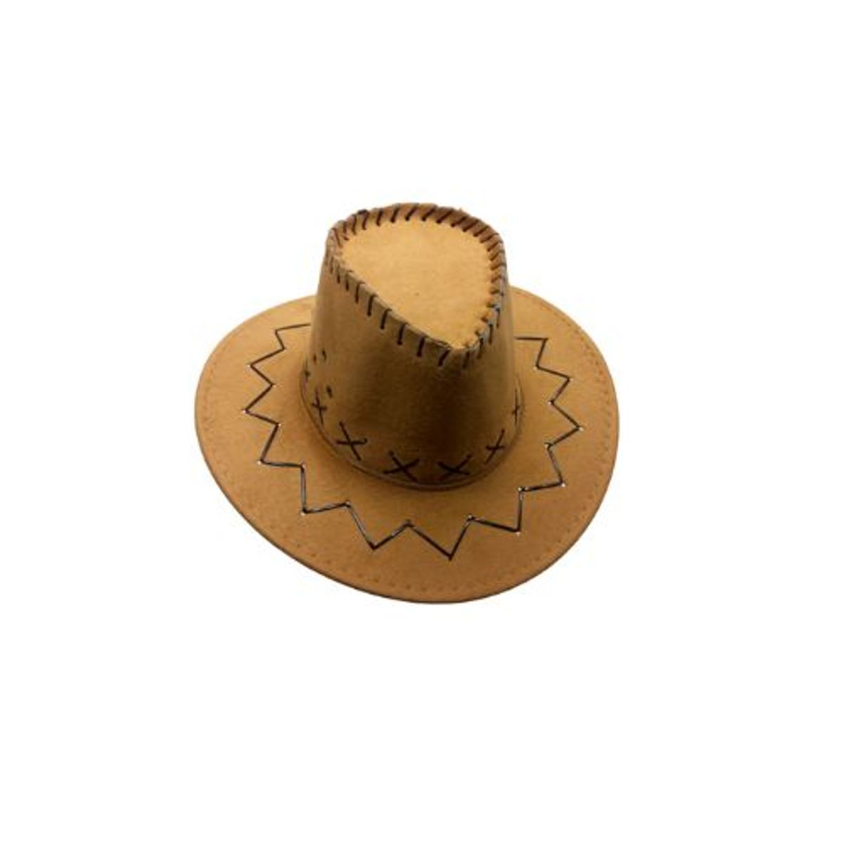 GENERICO - Sombrero Vaquero Niño Café 54X10Cm 1 Unidad