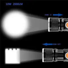 GENERICO - Mini linterna led usb recargable