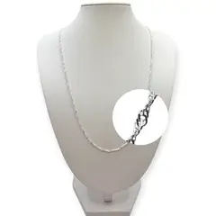 LK LUKSO - Cadena de Plata 925 Singapur 1.5 mm