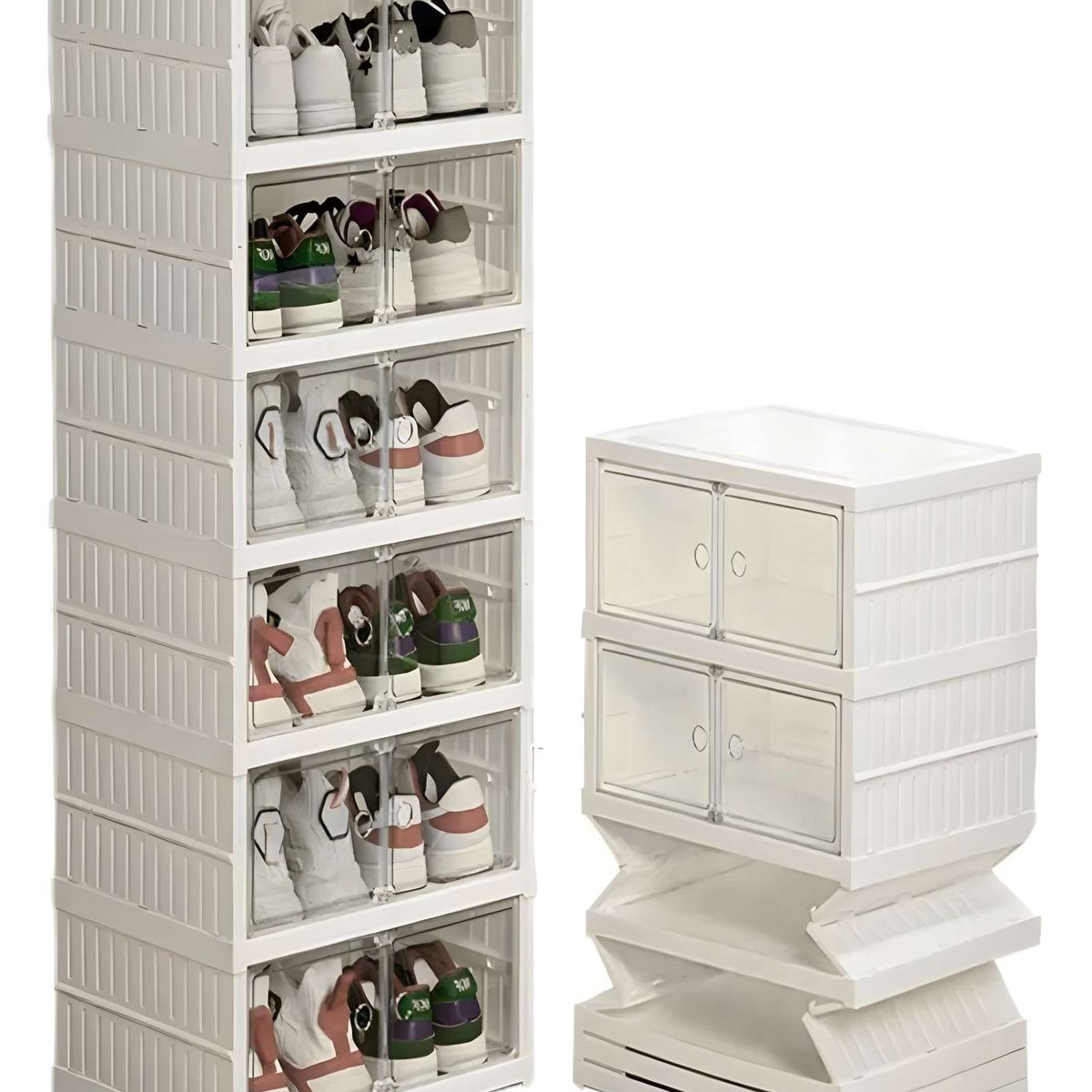 GENERICO - ESTANTE ORGANIZADOR DE ZAPATOS 6 NIVELES DOBLE PLEGABLE