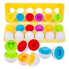GENERICO - Set de Huevos Didácticos Educativos para Niños Aprendizaje