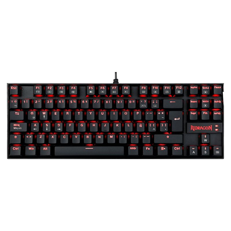REDRAGON - Teclado Mecánico Kum Bk K552-Sp Redragon