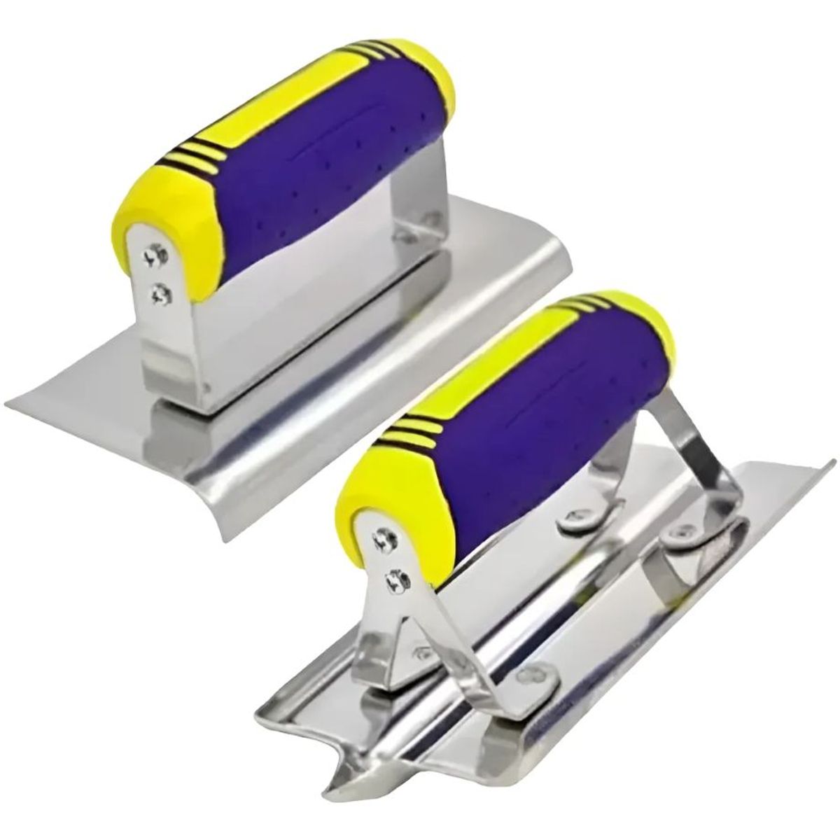GENERICO - Pack Llanas De Acero Inoxidable 1rodon+1ranurador