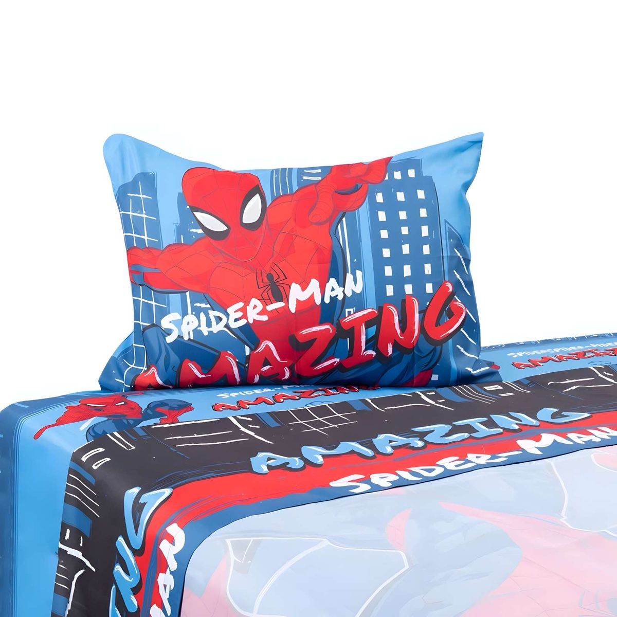 GENERICO - JUEGO DE SABANA DISEÑO INFANTIL PLAZA Y MEDIA 04