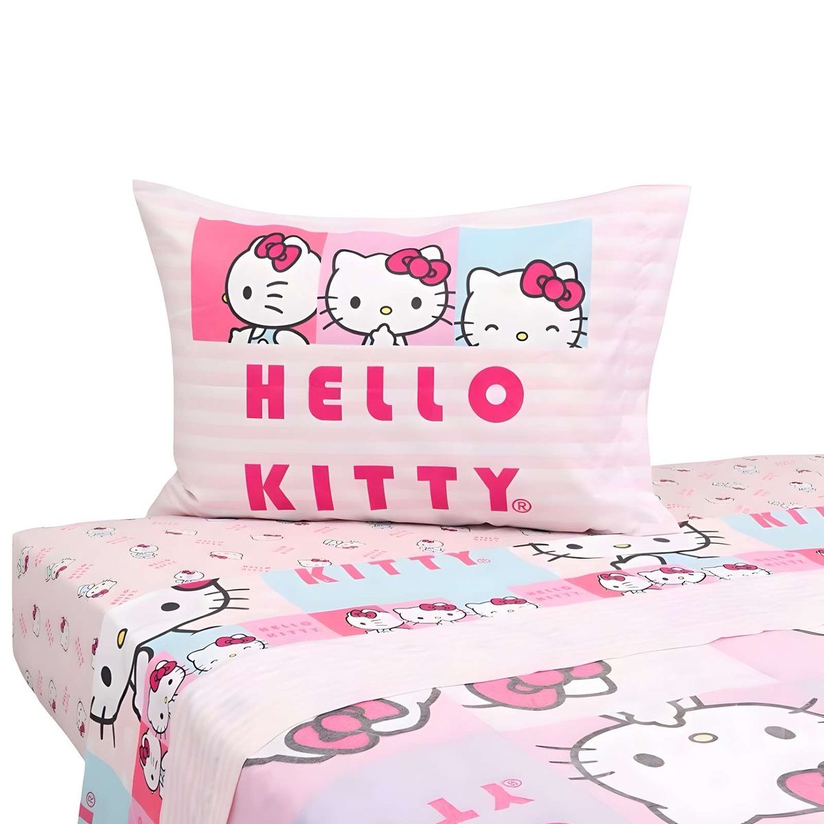 GENERICO - JUEGO DE SABANA DISEÑO INFANTIL PLAZA Y MEDIA 03