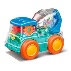 GENERICO - Juguete Maquina Camión De Construcción Transparente Musical