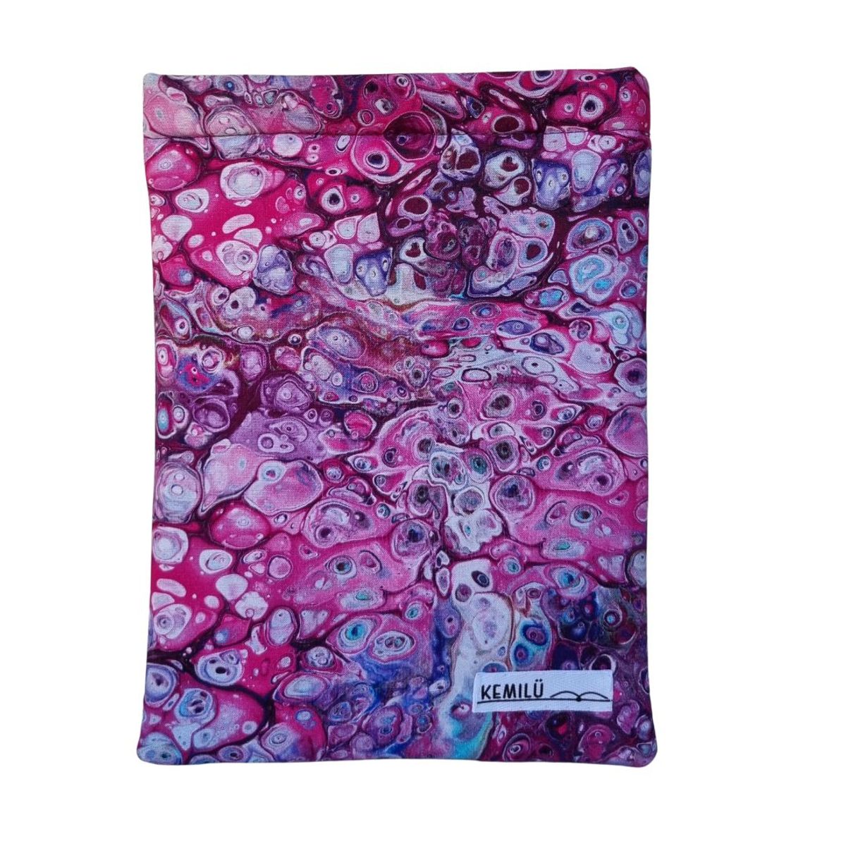 GENERICO - Funda acolchada para libros Kemilü - Diseño Burbujas rosado