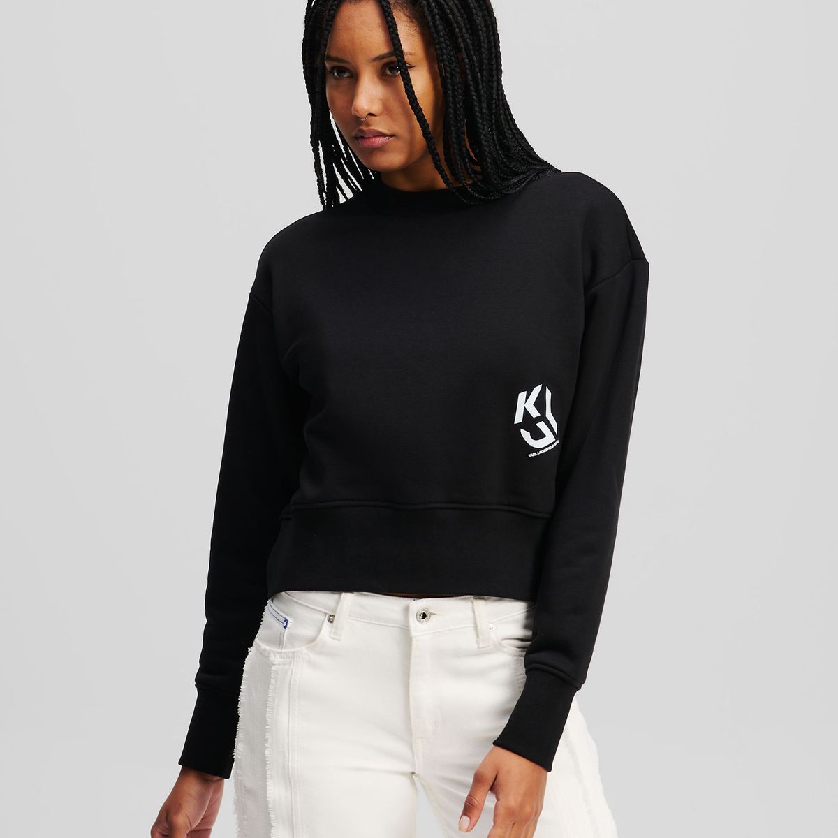 KARL LAGERFELD - Polerón regular con monograma