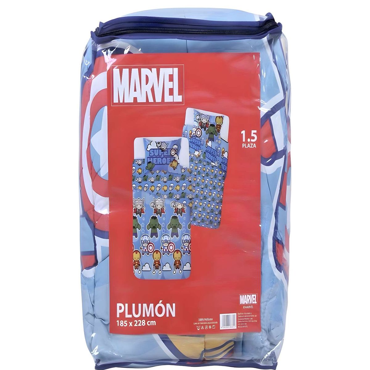 GENERICO - PLUMON RELLENO INFANTIL CON DISEÑO REVERSIBLE 10