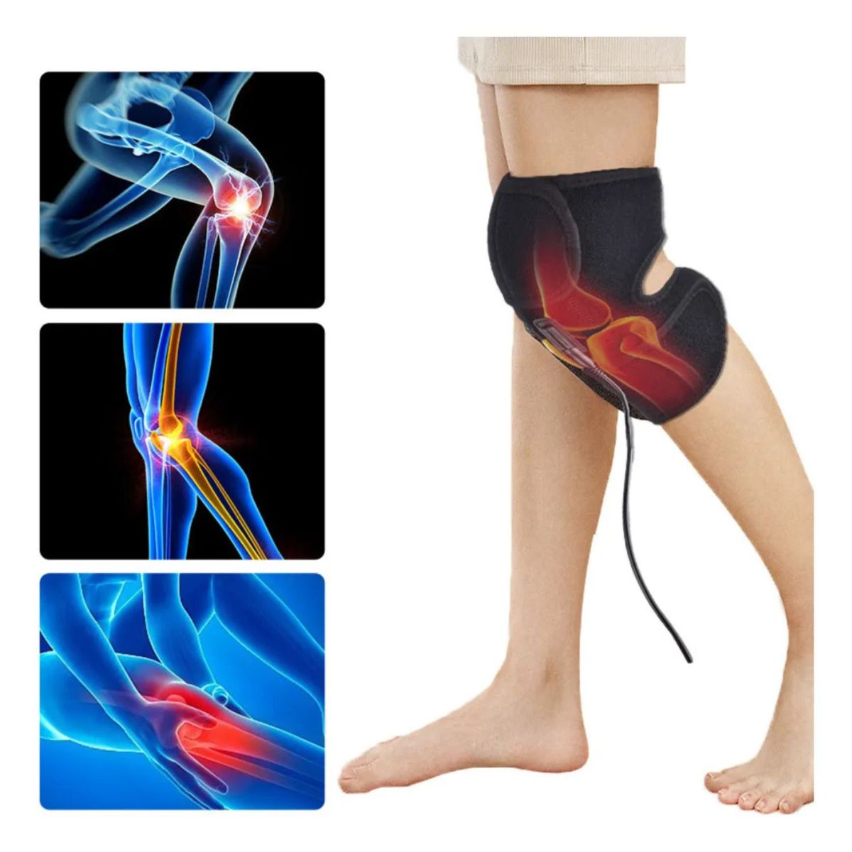 GENERICO - Rodillera Térmica 3 Niveles de Calor – Alivio Inmediato  del  Dolor