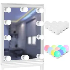 GENERICO - Kit 10 Luces Ampolleta Para Espejo RGB