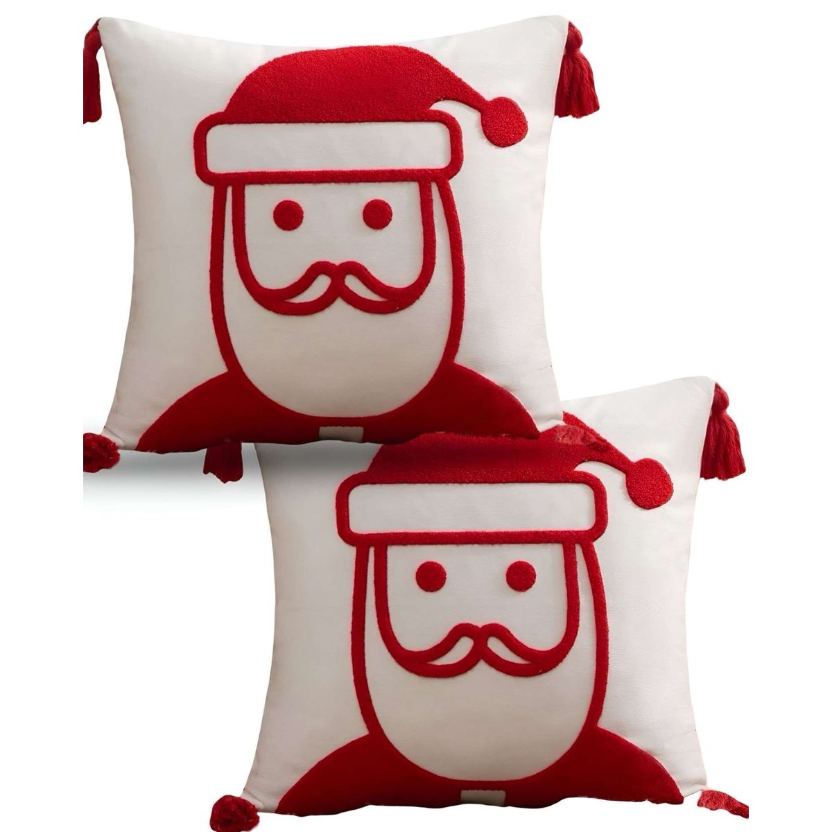 GENERICO - SET DE 2 FUNDAS DE COJIN PARA NAVIDAD A7