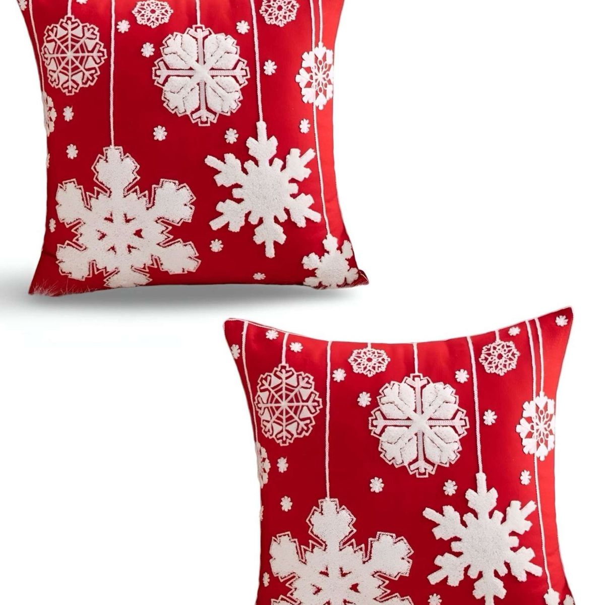 GENERICO - SET DE 2 FUNDAS DE COJIN PARA NAVIDAD K18