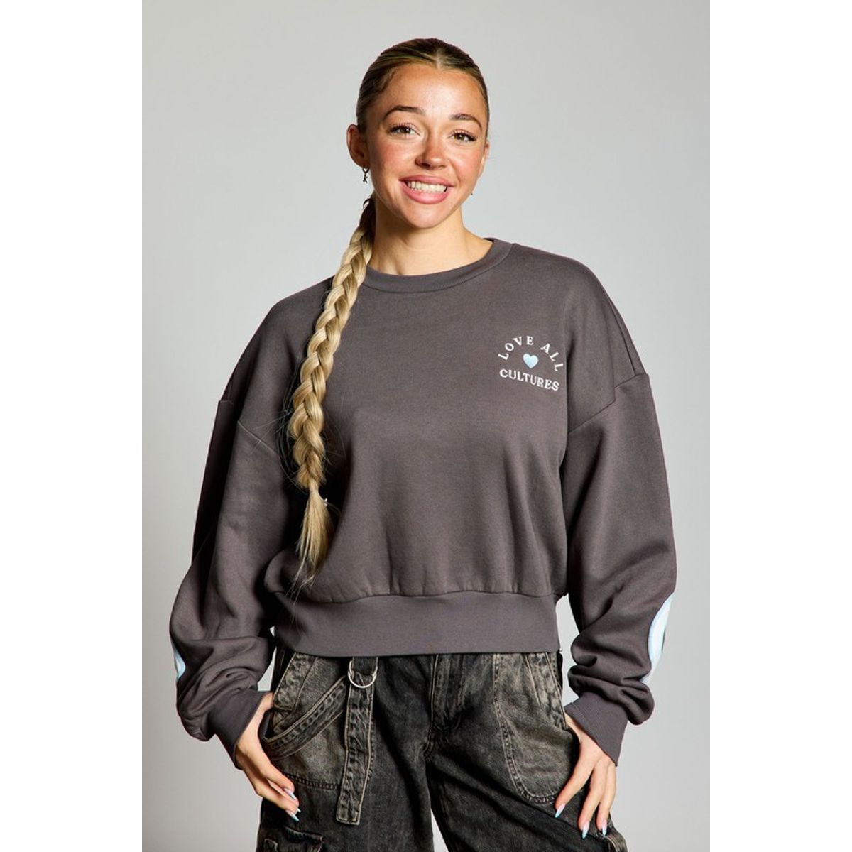 VRUSSO - Polerón Manga Larga Algodón Love All Cultures